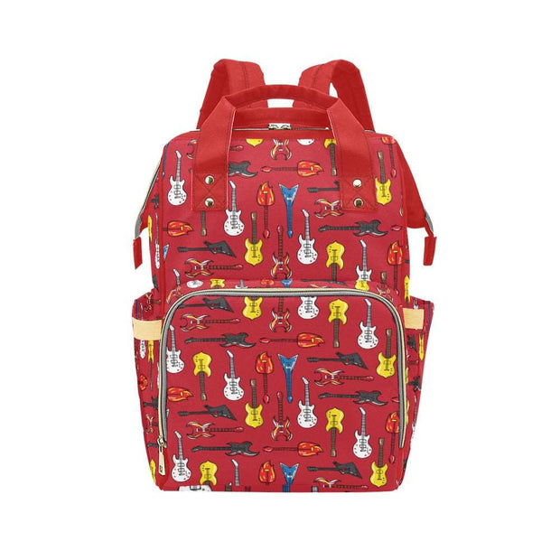Guitar Legend Multifunctional Diaper Backpack Bag