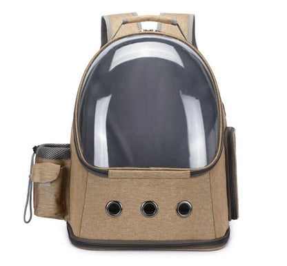 Cat Carrier Backpack Space Capsule  Pioneer Kitty Market Khaki  