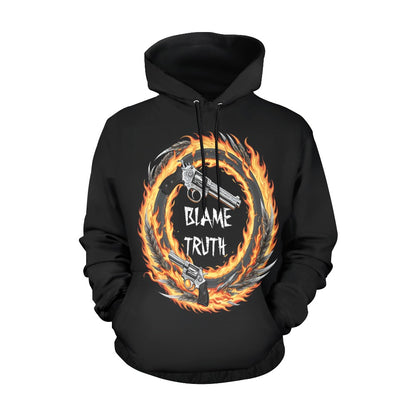 Blame Truth Firing Rockets Hoodie Sweatshirt Shirts & Tops Pioneer Kitty Market   