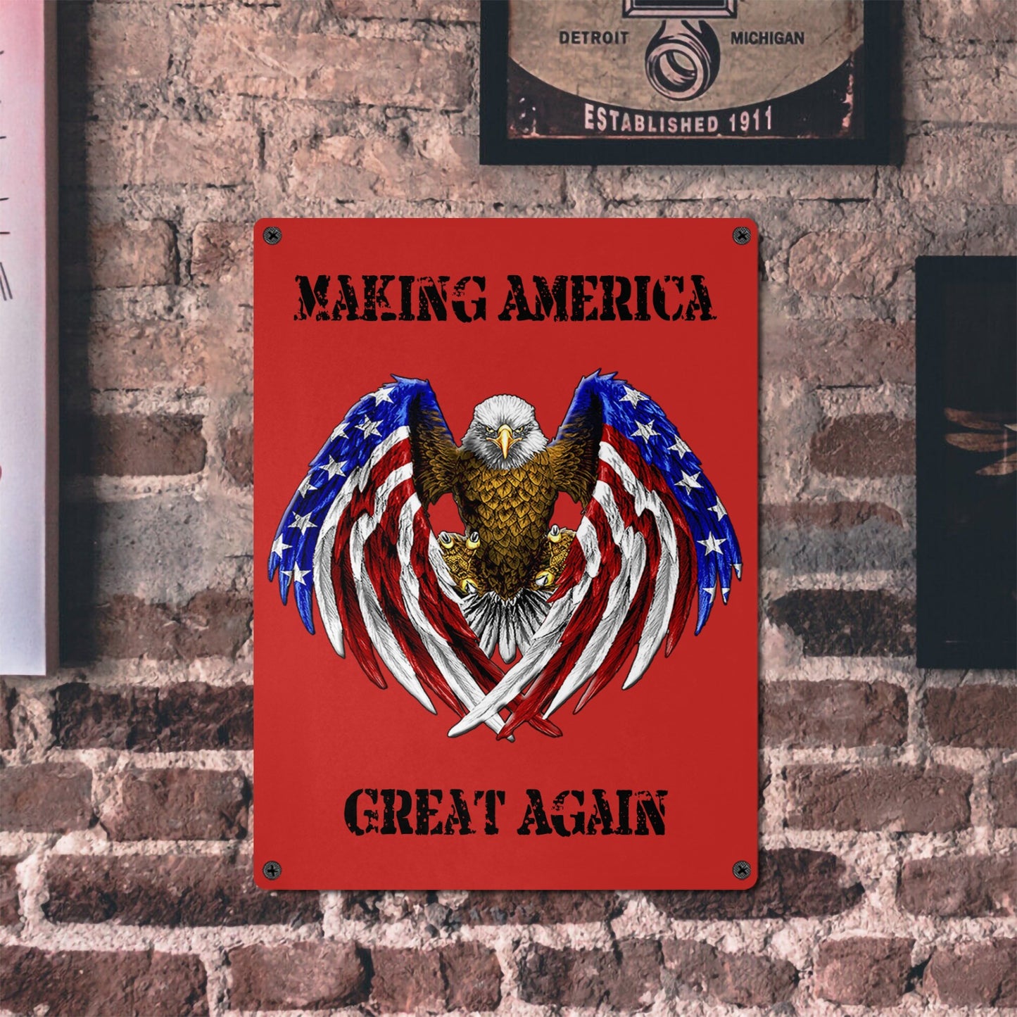 Making America Great Again Metal Sign (2 sign set) interestprint