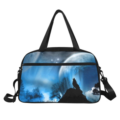 Howling Wolf Tote Travel Bag  Inkedjoy   