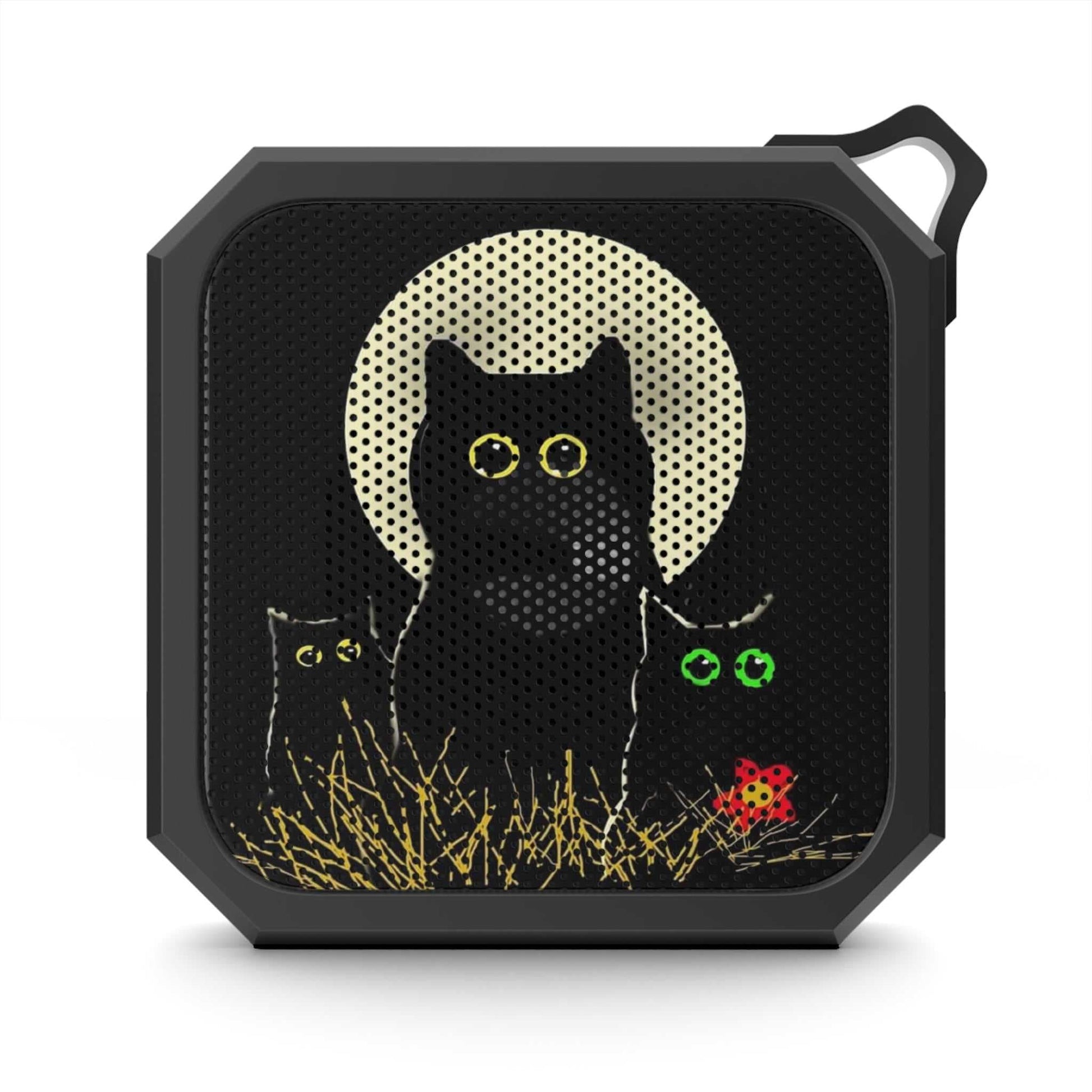 Night Cats Blackwater Outdoor Bluetooth Speaker Accessories Printify Black One size 