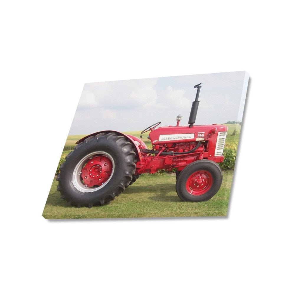 Red Internatonal Tractor Canvas Print (20x16)  Pioneer Kitty Market   