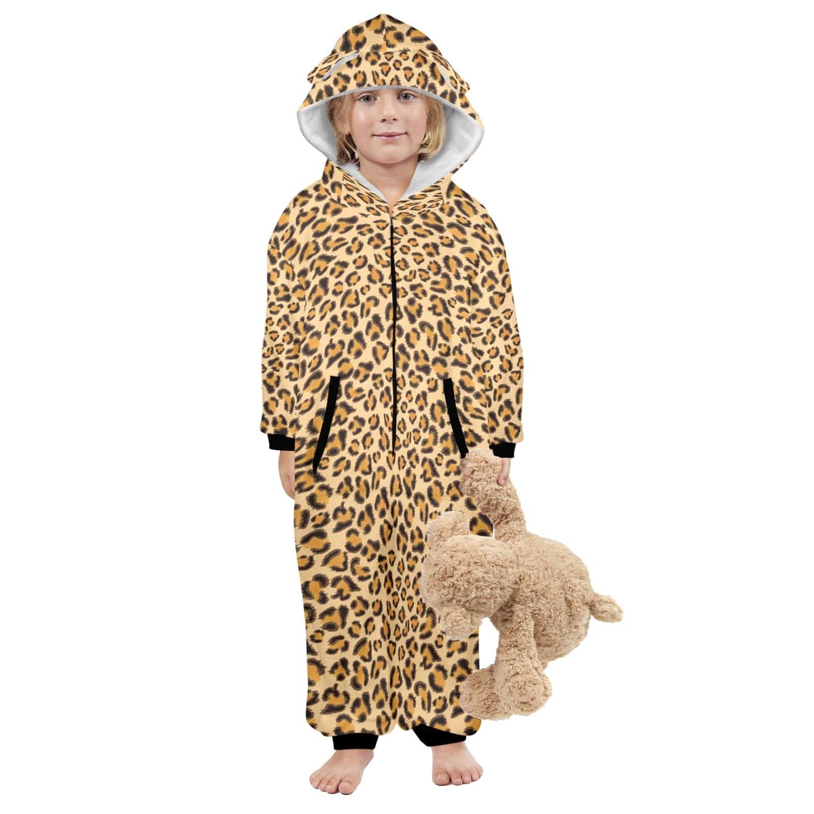 Little Leopard Onesie Pajamas Pajamas Pioneer Kitty Market   