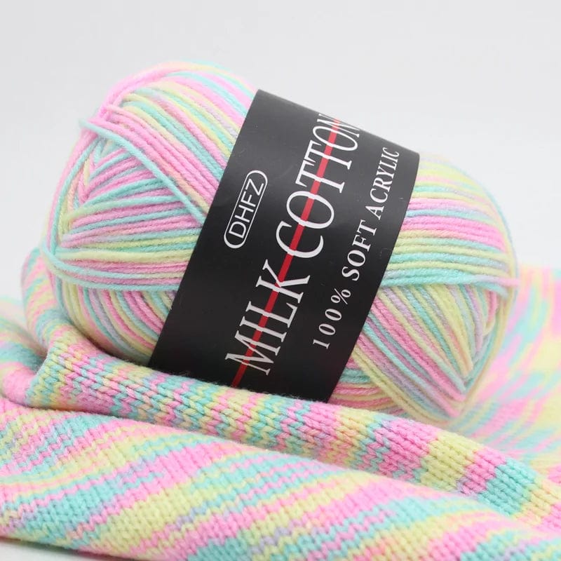 Pretty Colors Cotton Wool Yarn  Pioneer Kitty Market   