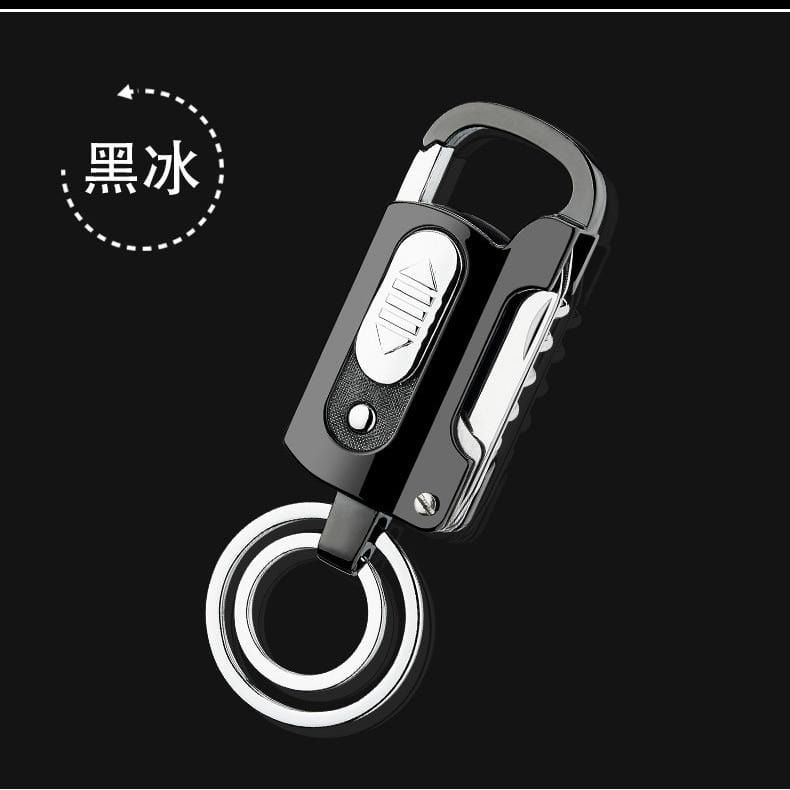 Multifunctional Keychain Lighter Automotive Pioneer Kitty Market Black  