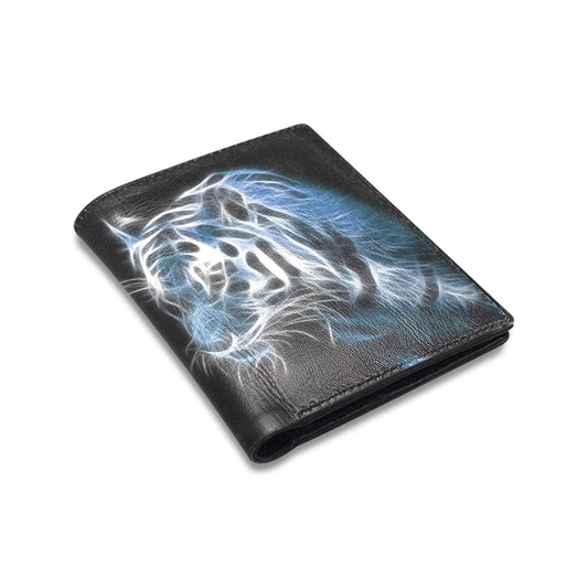 Ghostly Tiger Leather Wallet Men's Leather Wallet (1612) e-joyer   