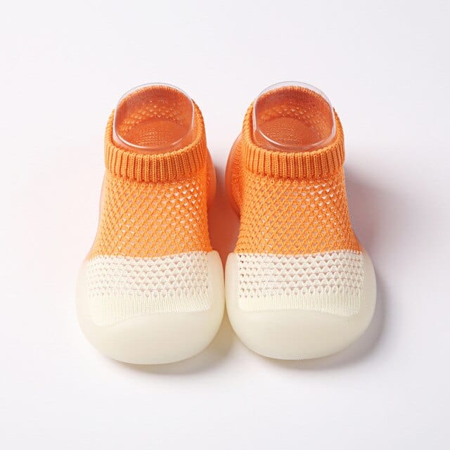 Baby First Shoes  Pioneer Kitty Market Orange 26-27 