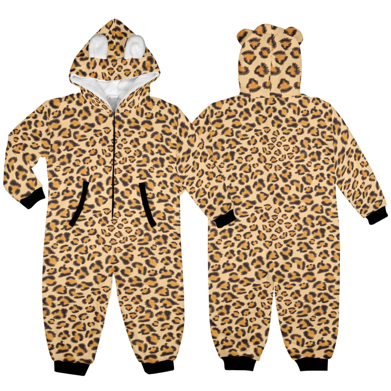 Little Leopard Onesie Pajamas Pajamas Pioneer Kitty Market   