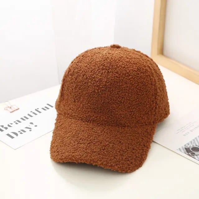 Fuzzy Autumn Women's Baseball Cap Hats Pioneer Kitty Market Brown  