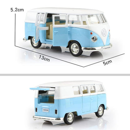 RMZ City Classical Volkswagen Bus Collectible Toy  Pioneer Kitty Market Sky Blue  