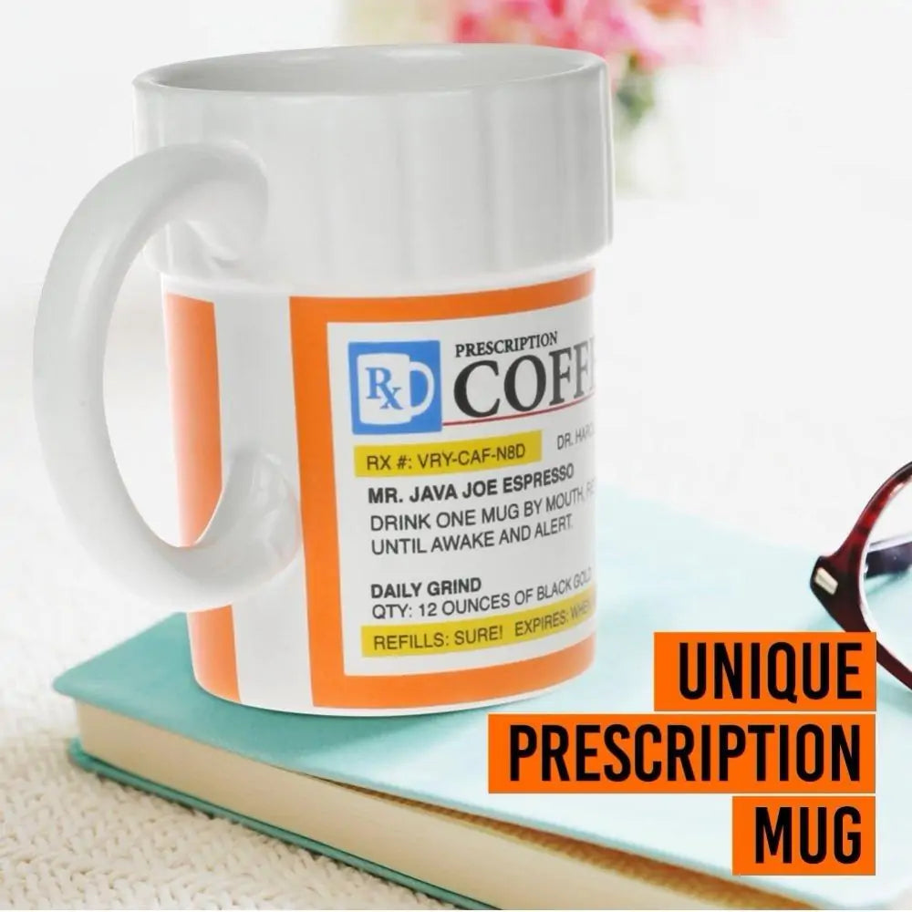 Ceramic Coffee Prescription Mug  Pioneer Kitty Market   