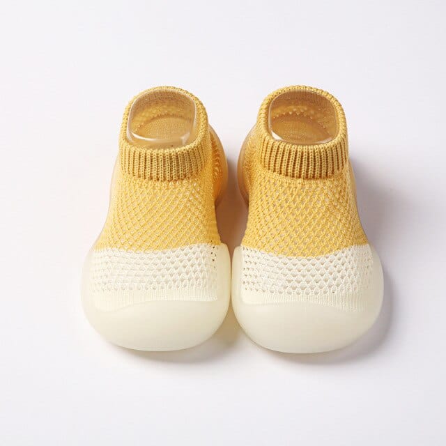 Baby First Shoes  Pioneer Kitty Market Yellow 26-27 
