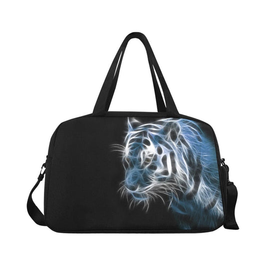 Silver Tiger Tote Travel Bag  Inkedjoy ONESIZE  