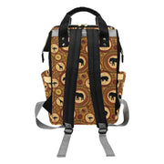 African Safari Multifunctional Diaper Backpack Bag