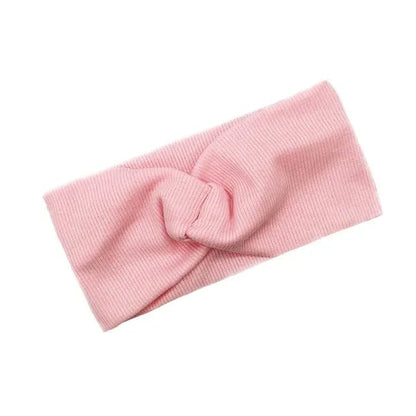 Stretchy Knotted Twist Baby Headband  Pioneer Kitty Market Pink  