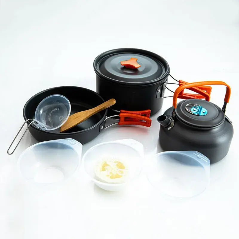 Portable Camping Cookware Set cookware Pioneer Kitty Market   