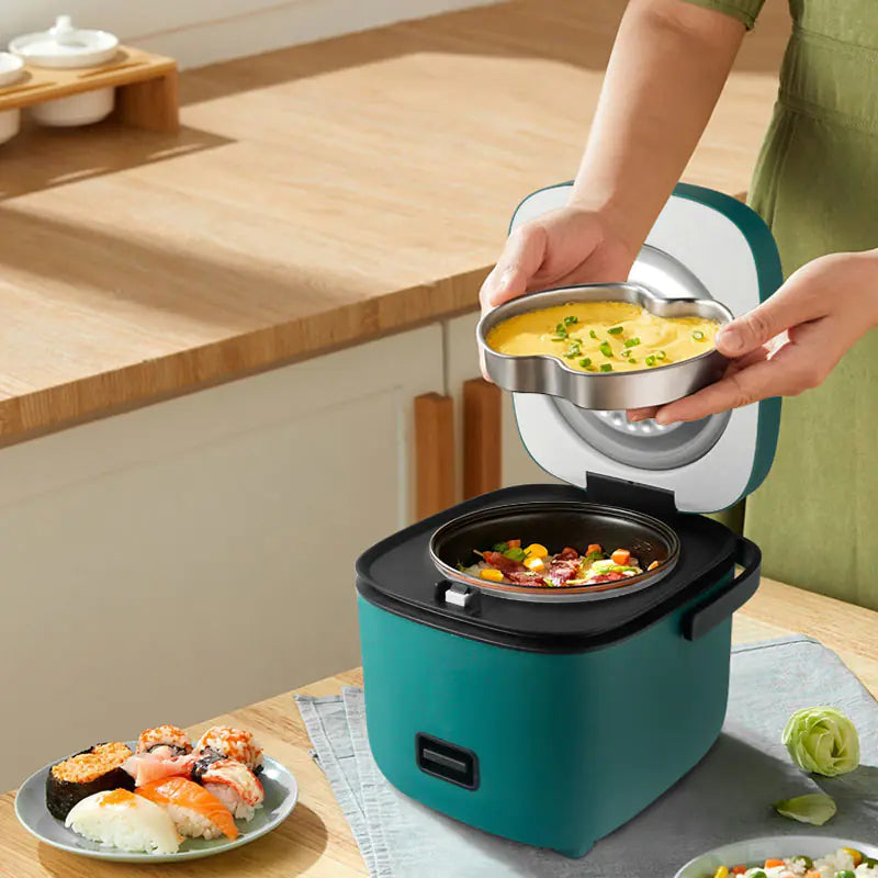 Mini Multi-Function Rice Cooker with Non-Stick Pot  Pioneer Kitty Market   