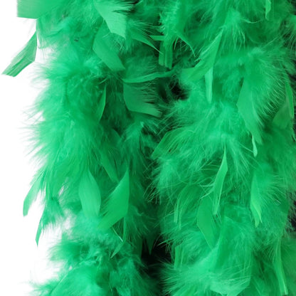 Decorative Turkey Feather Fashion Boa  Pioneer Kitty Market Grass Green  