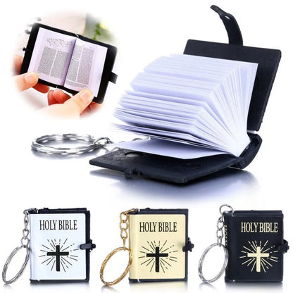 Mini Holy Bible Keychain Book Pendant keychain Pioneer Kitty Market   