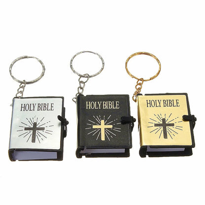 Mini Holy Bible Keychain Book Pendant keychain Pioneer Kitty Market   