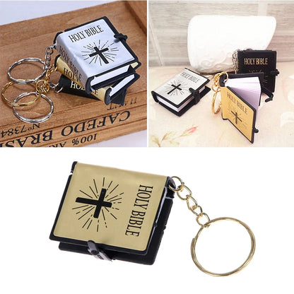 Mini Holy Bible Keychain Book Pendant keychain Pioneer Kitty Market   