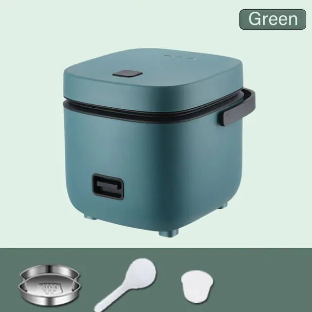 Mini Multi-Function Rice Cooker with Non-Stick Pot  Pioneer Kitty Market Green 180*200*180mm 