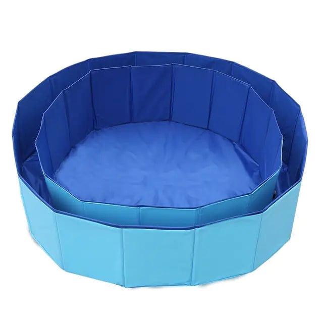 PVC Foldable Pet Bathtub & Pool  Pioneer Kitty Market Sky Blue XS 30x10cm 
