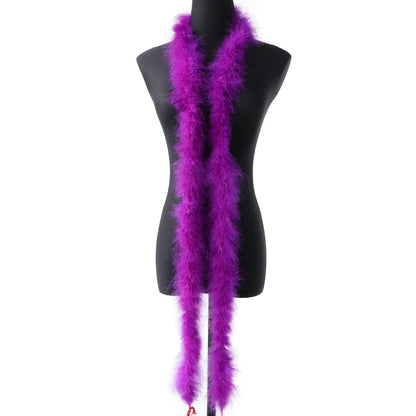 Marabou Turkey Feathers Boa Shawl  Pioneer Kitty Market Love My Purple  