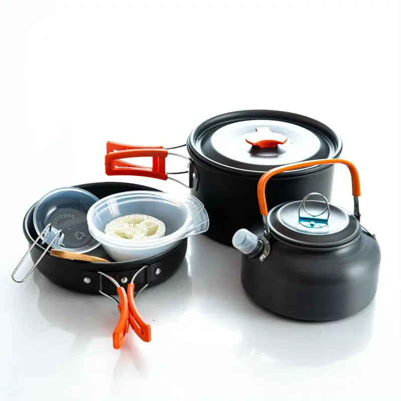 Portable Camping Cookware Set cookware Pioneer Kitty Market   