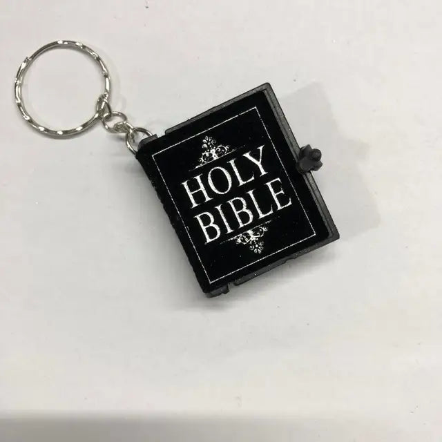 Mini Holy Bible Keychain Book Pendant keychain Pioneer Kitty Market   