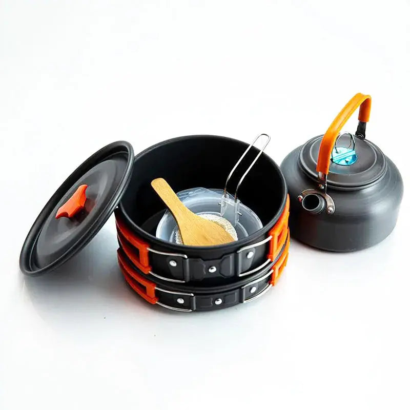 Portable Camping Cookware Set cookware Pioneer Kitty Market   