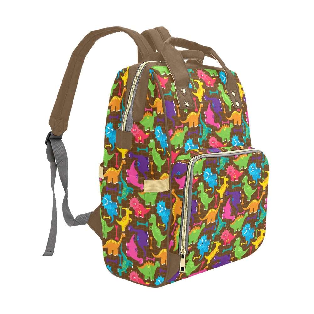 Dinosaur Multifunctional Diaper Backpack Bag
