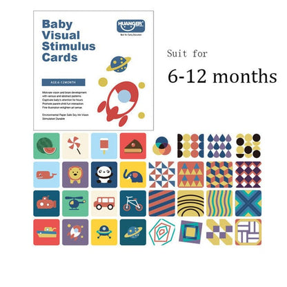 Montessori Baby Toys Black & White Baby & Toddler Flash Cards Baby & Toddler Pioneer Kitty Market 6-12 Months  