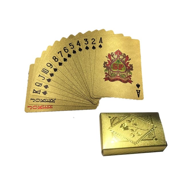 Deck of Waterproof Playing Cards Playing Cards Pioneer Kitty Market Rose Gold  