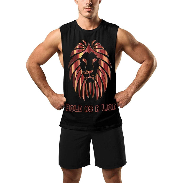 Bold as a Lion Men's Muscle Tank Top