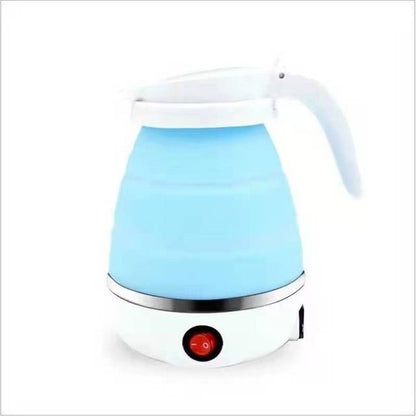 Collapsible & Portable Teapot Water Heater  Pioneer Kitty Market Blue UK 