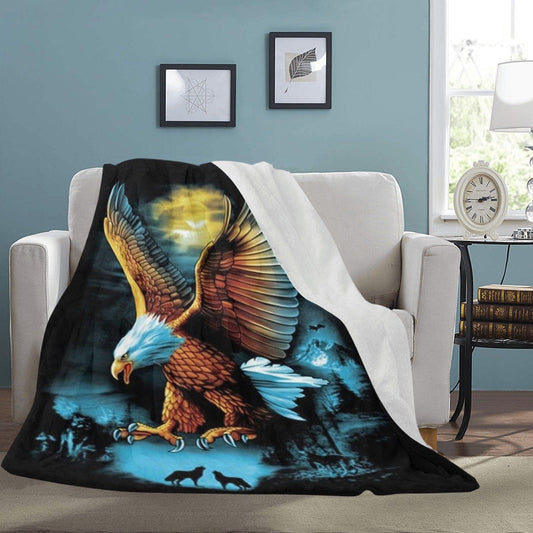 Flying Eagle Ultra-Soft Micro Fleece Blanket  Inkedjoy   