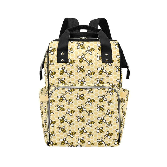 Honey Bees Multifunctional Diaper Backpack Bag