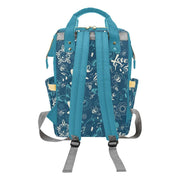 Bees & Butterflies Multifunctional Diaper Backpack Bag