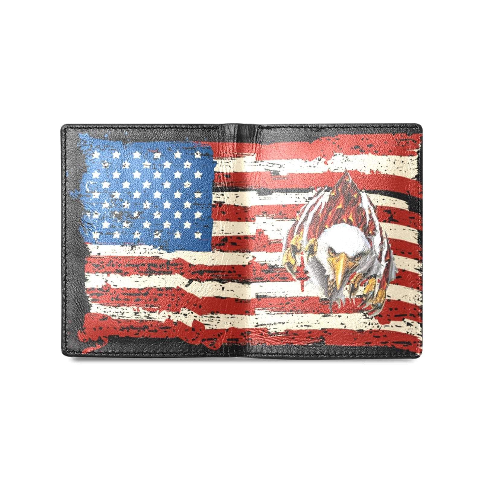 American Freedom Fighter Leather Wallet