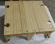 Folding Picnic Basket Table