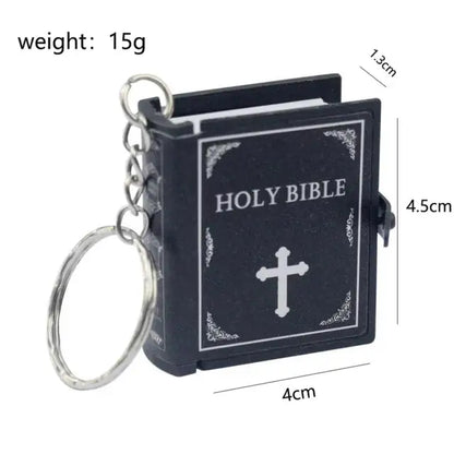 Mini Holy Bible Keychain Book Pendant keychain Pioneer Kitty Market   