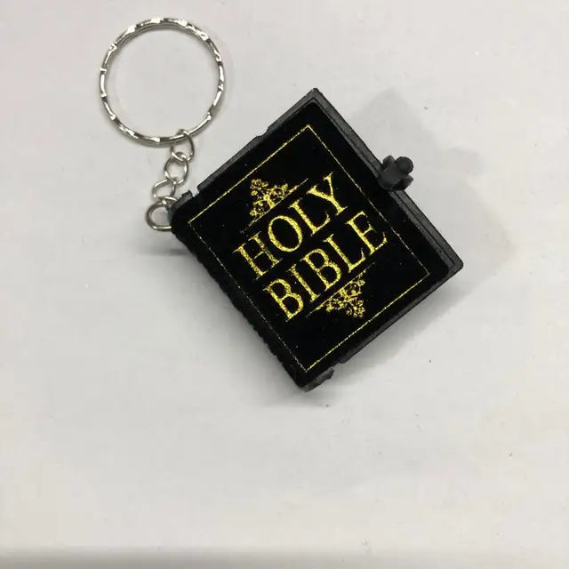 Mini Holy Bible Keychain Book Pendant keychain Pioneer Kitty Market   