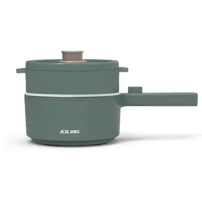 Multi-Functional Electric Cooker Pot cookware Pioneer Kitty Market Green with Steamer 1.5L 