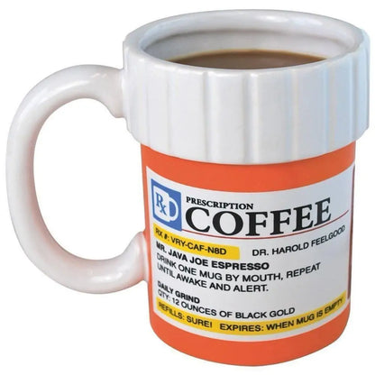 Ceramic Coffee Prescription Mug  Pioneer Kitty Market   