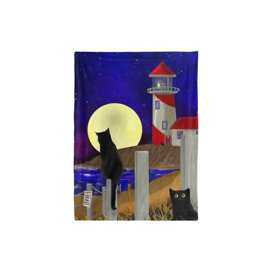 Lighthouse Cats Baby Blanket Baby Blanket 30"x40" Pioneer Kitty Market   