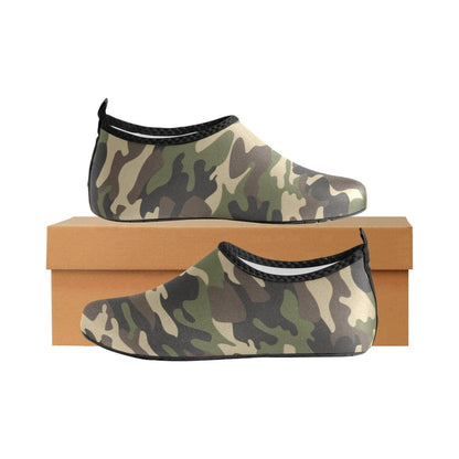 Camouflage Kid's Slip-On Water Shoes Kids' Slip-On Water Shoes (056) e-joyer   