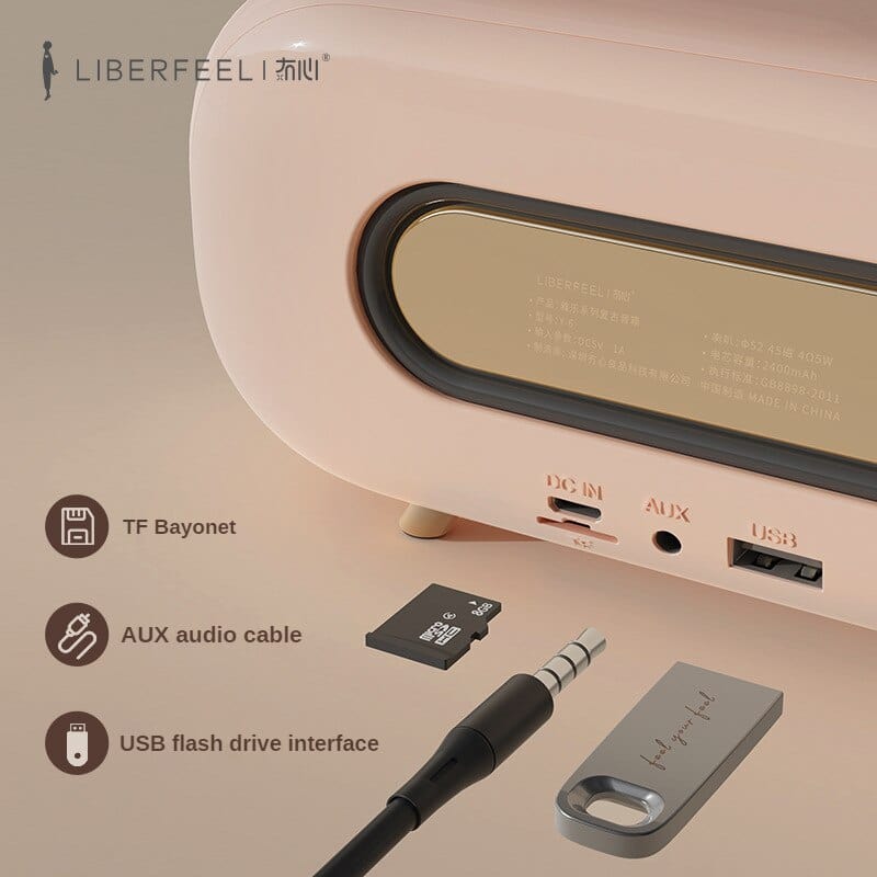 Liberfeel Bluetooth Wireless Retro Speaker