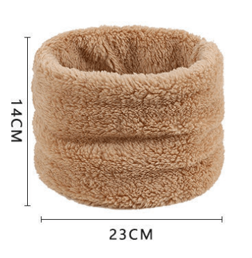 Women's Cashmere Soft & Plush Solid Color Thick Collar Scarf